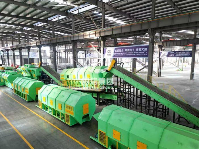 Complete sorting line
